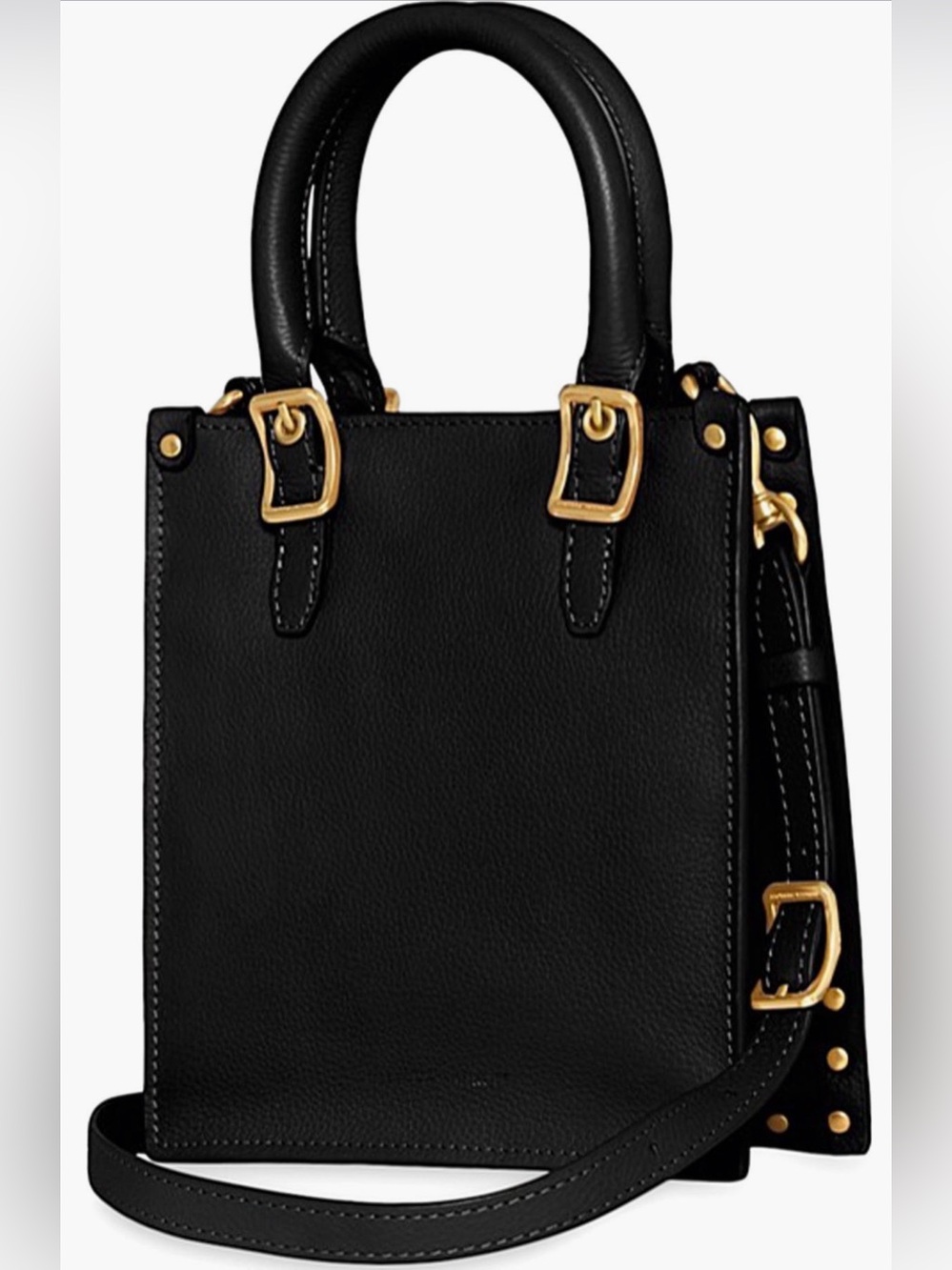 Rebecca Minkoff Mini Studded Leather Tote - Picture 2 of 3